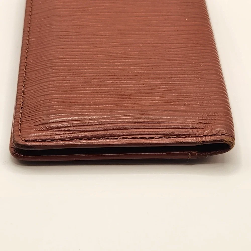 Louis Vuitton Epi Leather Pocket Organizer Kenyan Fawn Wallet Card Case Spain